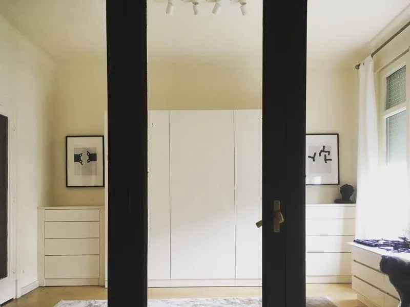 Vestidor del piso muestra