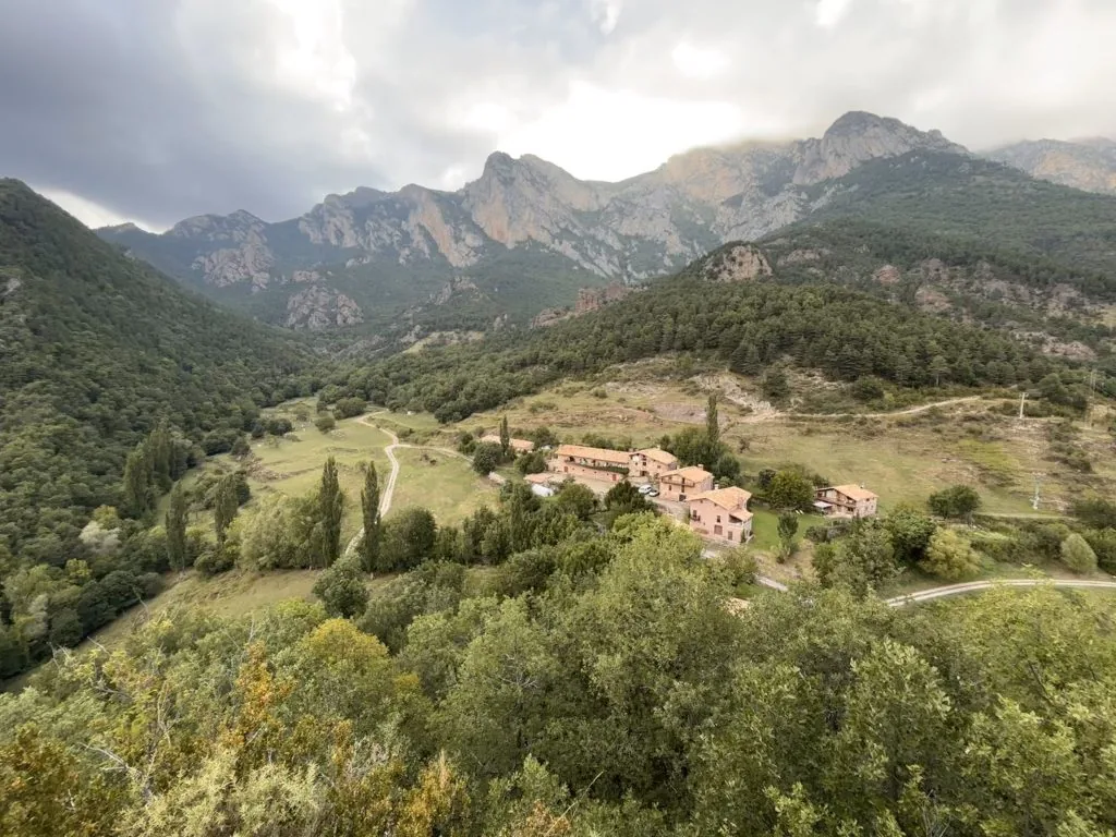 Grèixer y el Cadí-Moixeró a vista de pájaro